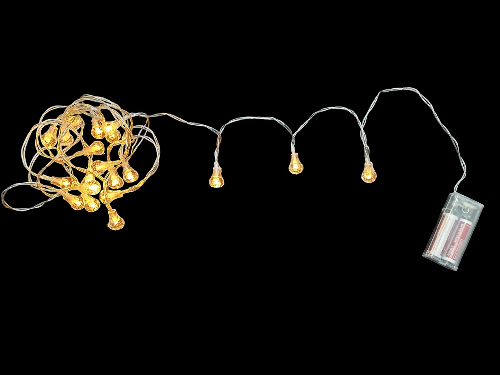 Гирлянда светодиодная Bubble 3м желтая 20led, 2AA, R96094-Y