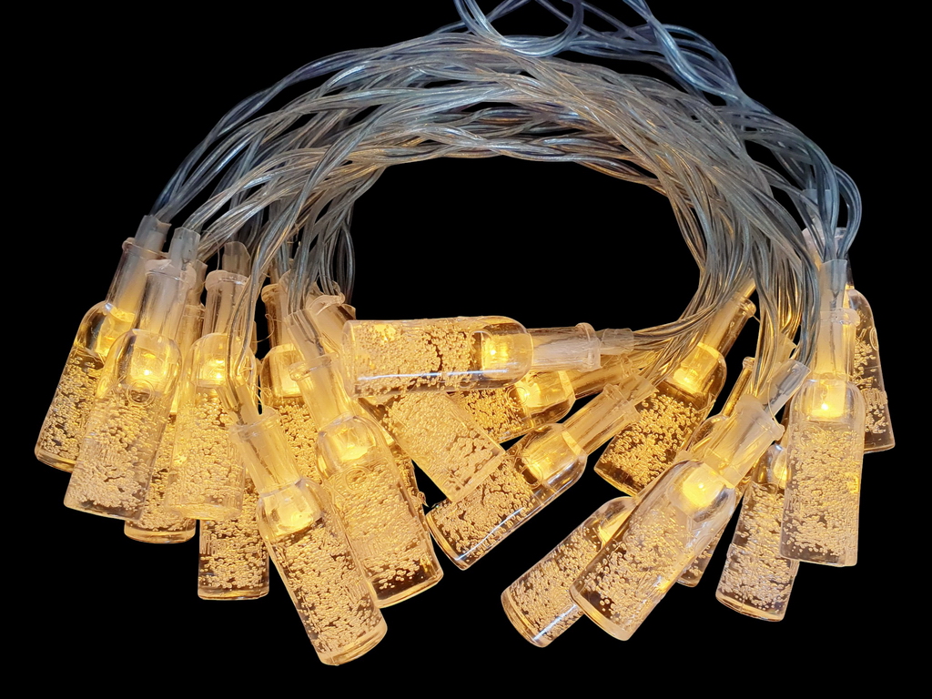 Гирлянда светодиодная Bottle 3м желтая 20led, 2AA, R96128-Y