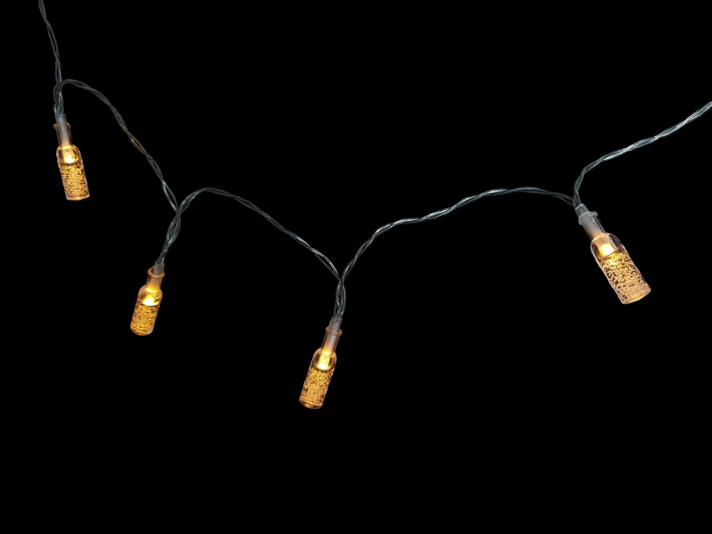 Гирлянда светодиодная Bottle 3м желтая 20led, 2AA, R96128-Y