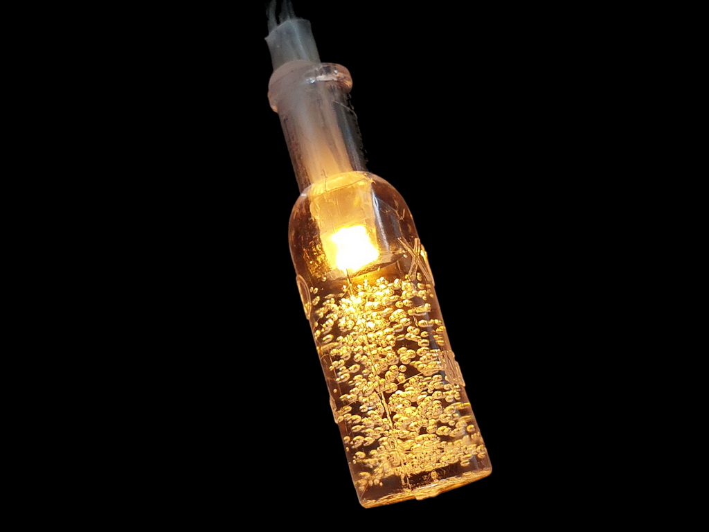 Гирлянда светодиодная Bottle 3м желтая 20led, 2AA, R96128-Y