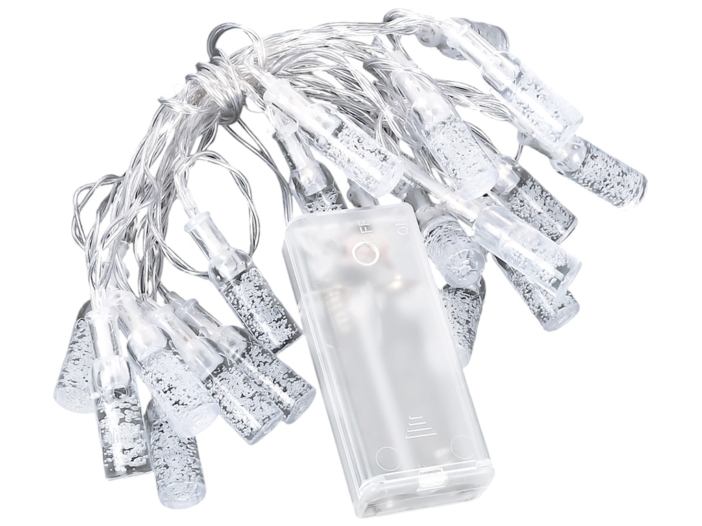 Гирлянда светодиодная Bottle 3м желтая 20led, 2AA, R96128-Y