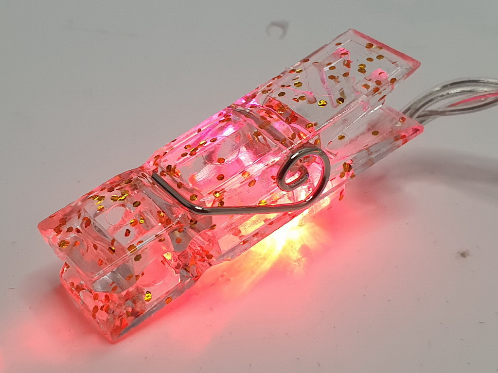 Гирлянда светодиодная Прищепки 3м цветная 20led, 2AA, R96133-C