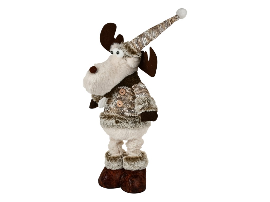 Фигура новогодняя Santa&amp;Co 60см, ноги-телескоп, R96535