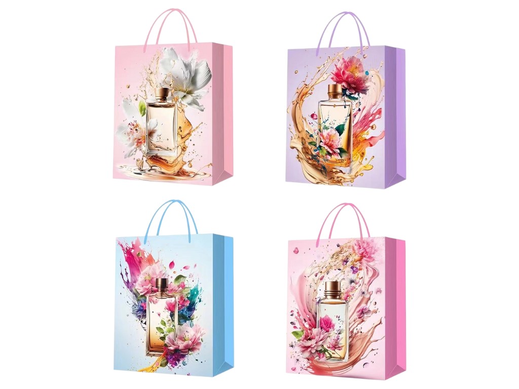 Пакет подарочный бумажный S "Perfume" 18х23х10см, R97022-S