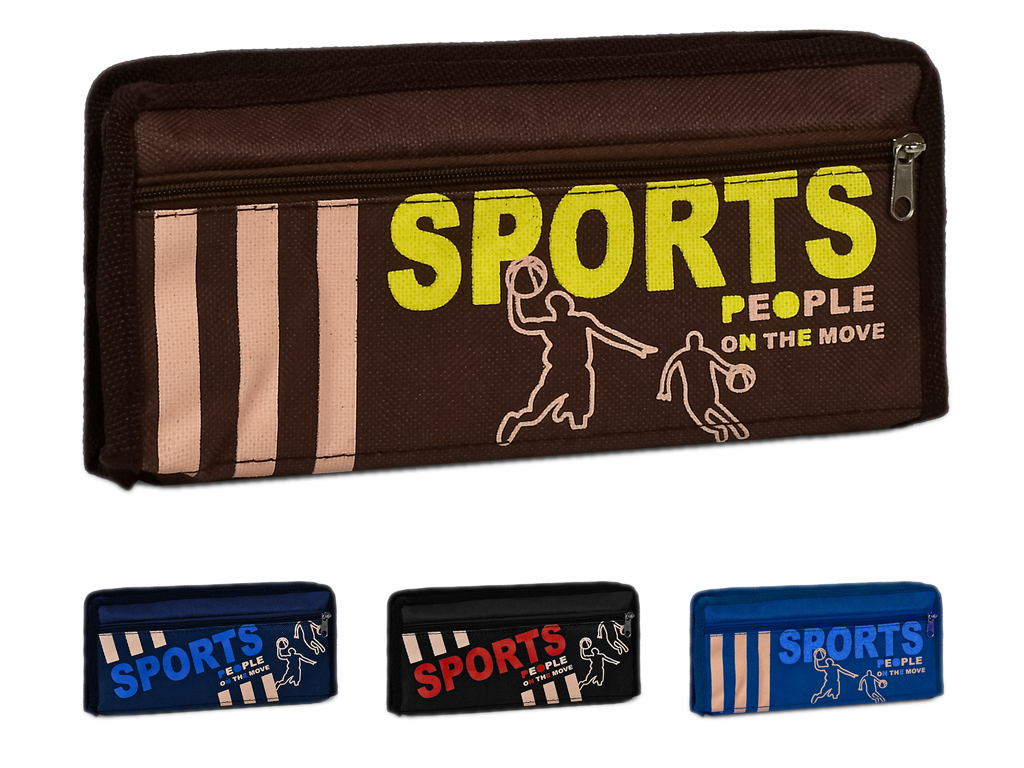 Пенал Sports 21х9х3.5см 
