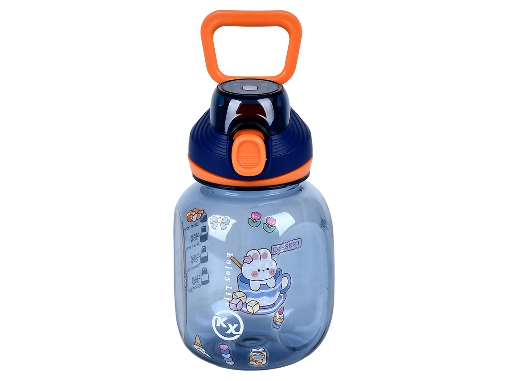 Бутылка-поилка Sport, 700 мл, пластик, R99474, 3 цвета
