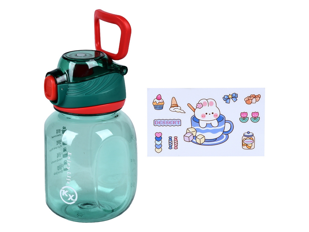 Бутылка-поилка Sport, 700 мл, пластик, R99474, 3 цвета