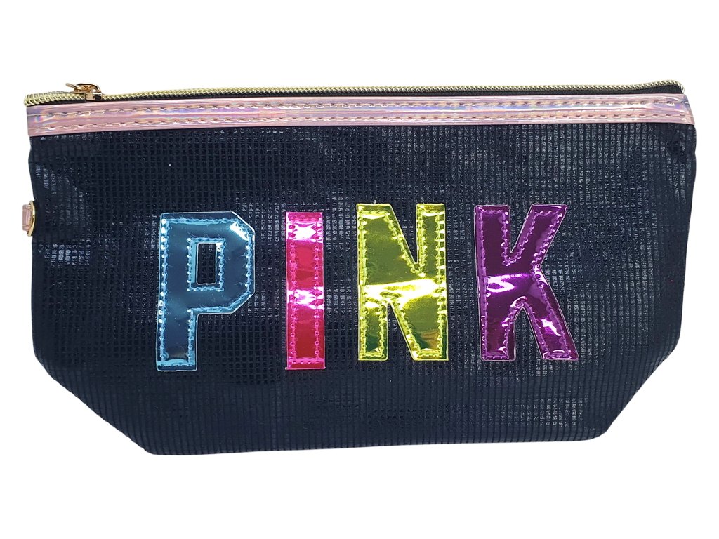 Пенал шкільний з блискучим покриттям Pink, 4 дизайни (ціна за 1 шт)