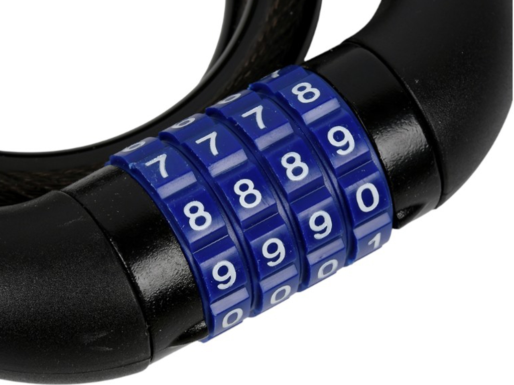Кодовый замок для велосипеда 12×80 см, VL36886