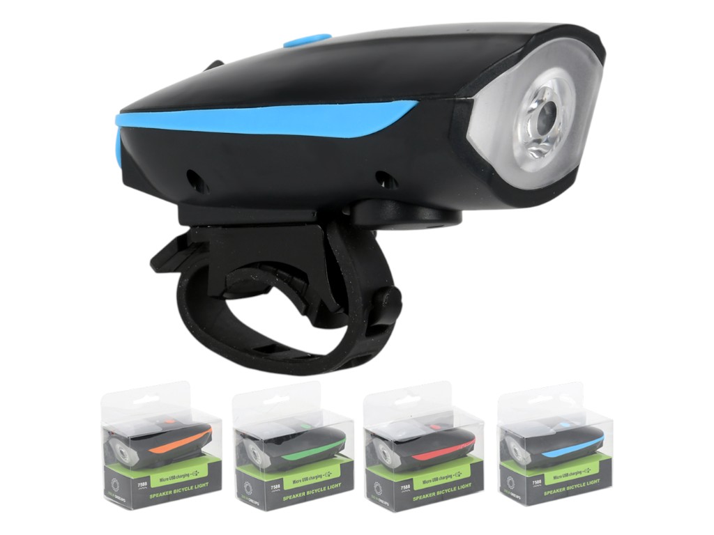 Фонарь велосипедный аккумуляторный 10×5 см, USB 1200mAh, VL37074, Stenson