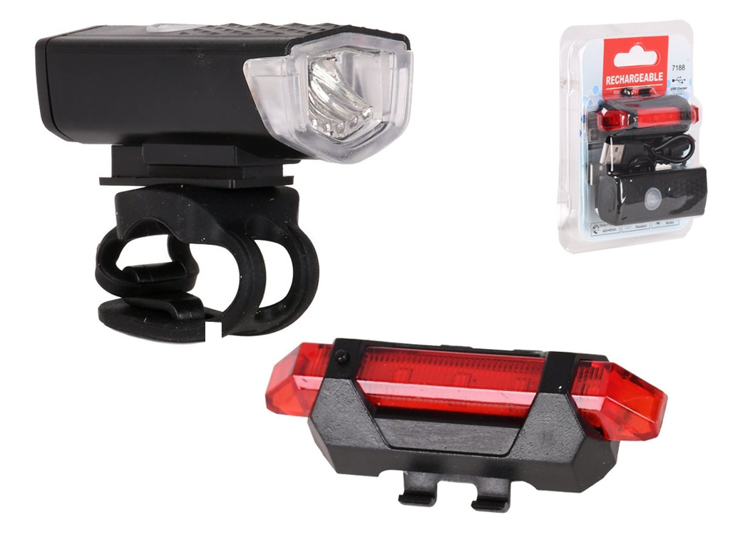 Ліхтарик LED акумуляторний VL97721, 6.5 см, комплект 2 шт