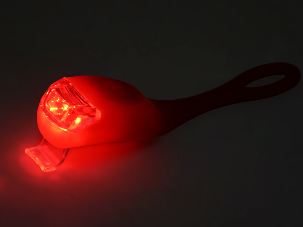 Мигалки LED для велосипеда 2шт/наб, 11х3см, 2 батарейки CR2032, VL97735