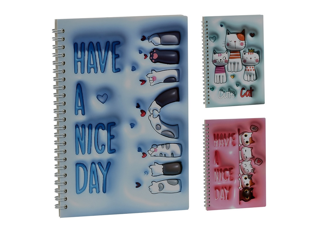 Блокнот на спирали Have a nice day 14,5х21см, 60 листов
