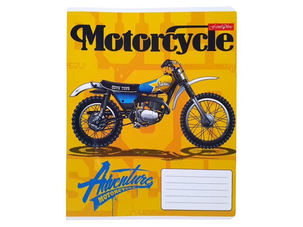 Зошит 12 аркушів лінія, УФ-ЛАК покриття (ціна за 1шт)
