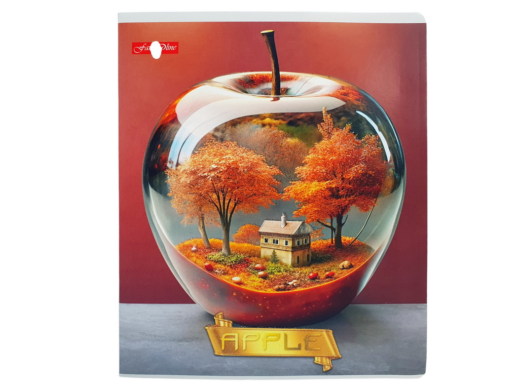 Зошит 60 аркушів, Клітка HOLOGRAPHIK SILVER зі срібним глітером (ціна за 1шт)
