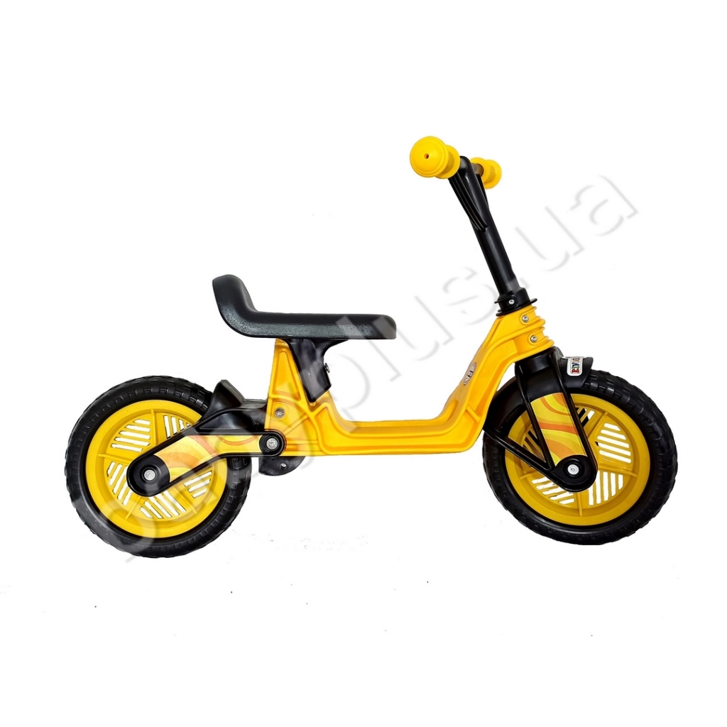 Беговел детский жёлтый Cosmo bike. Kinderway KW-11-014 ЖЕЛ