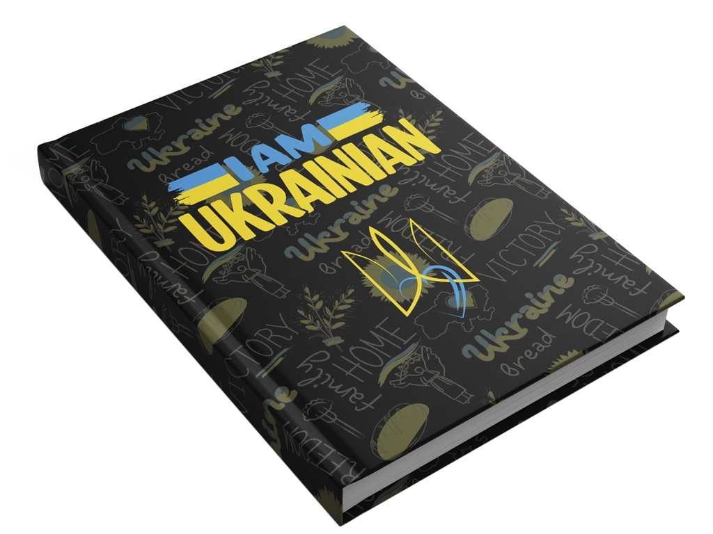 Блокнот в клетку А7. 48 листов. Я украинец. Аркуш 1В2908