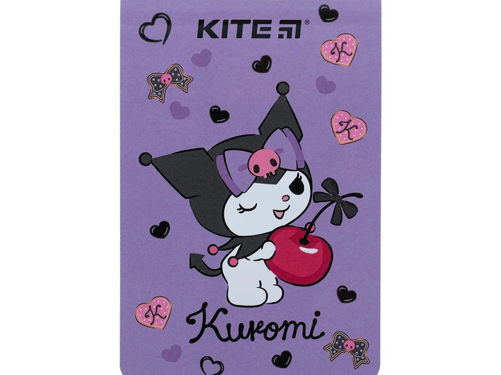 Блокнот Kuromi, А7, 48 аркушів, клітинка