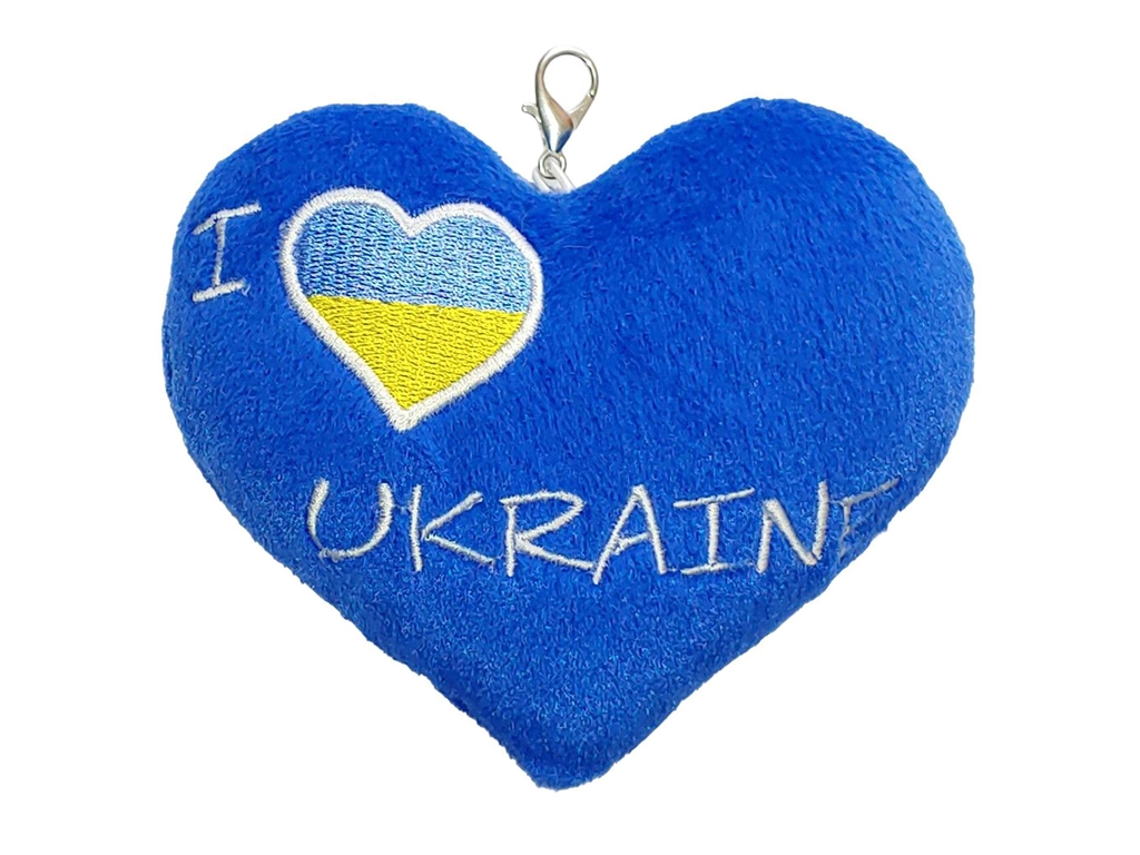 Брелок – Сердце I love Ukraine. Tigres ПД-0432