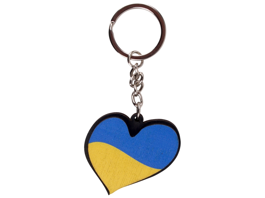 Брелок Україна серце