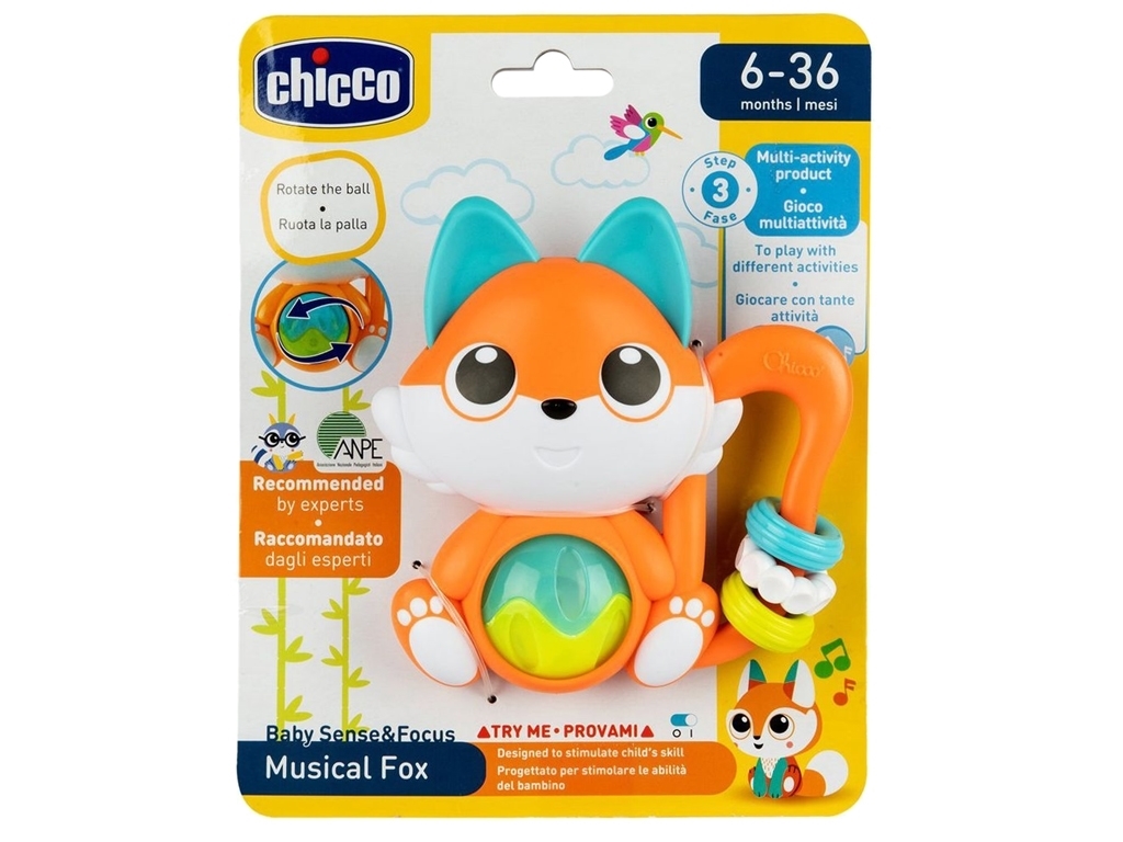Погремушка Лисичка, Chicco