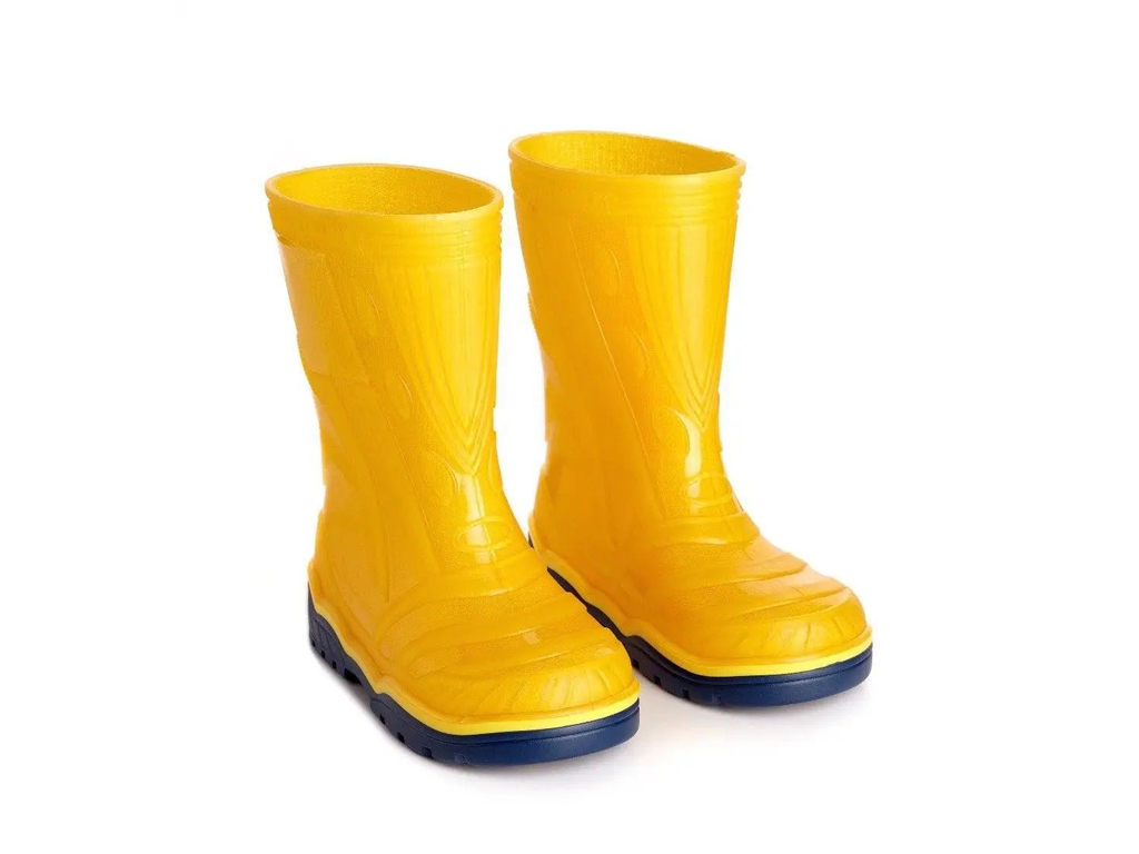 Сапоги детские резиновые NEON желтые. Размер 26. Litma L-9501-7-GL