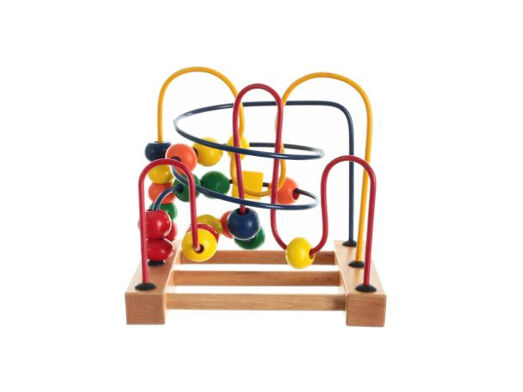 Дерев'яна іграшка Пальчиковий лабіринт Радуга. Hongji Toys HJD93101A