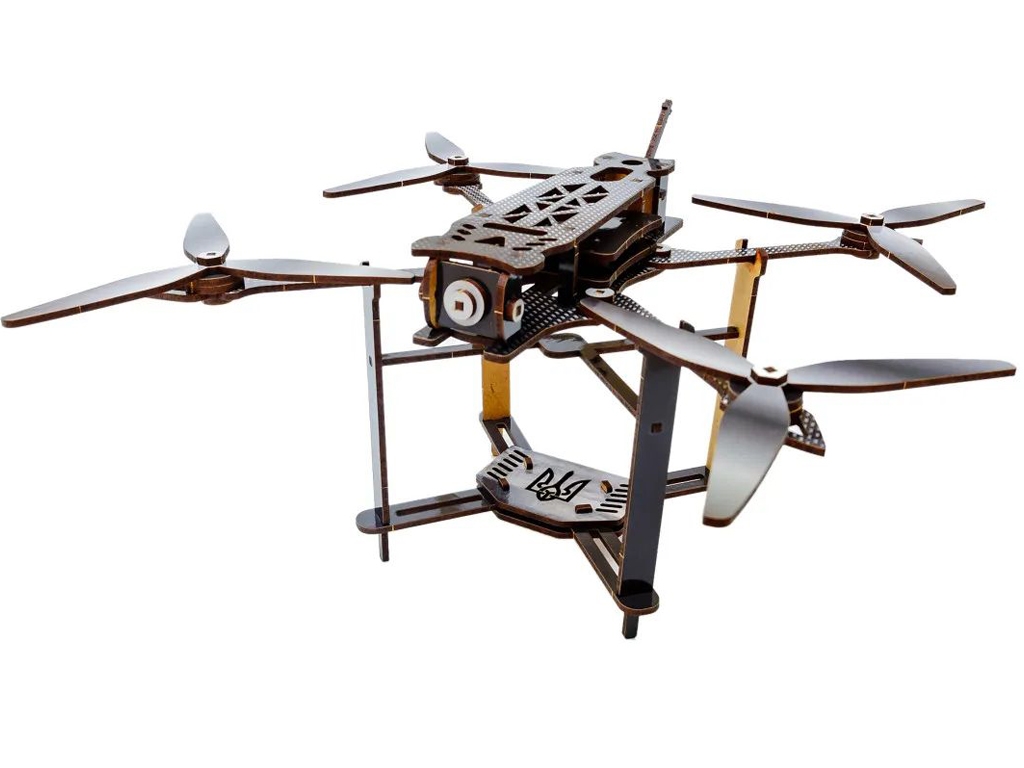Дерев'яний 3D конструктор FPV Дрон