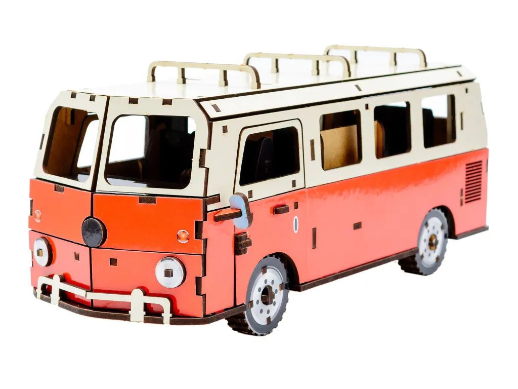 Деревянный 3D конструтор Humvee, PuzzleOK Puz-00926