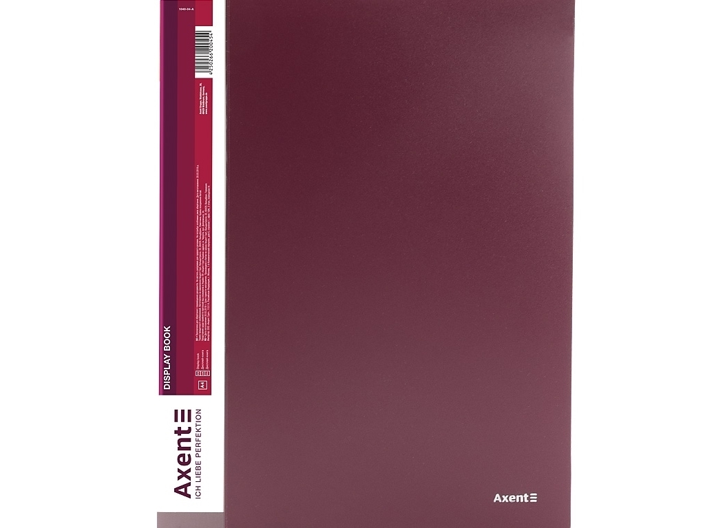 Дисплей-книга бордова 40 файлів. Axent 1040-04-A