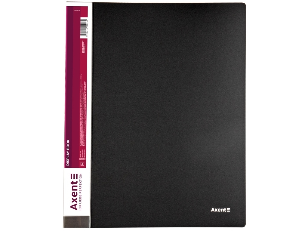 Дисплей-книга чёрная 40 файлов. Axent 1040-01-A