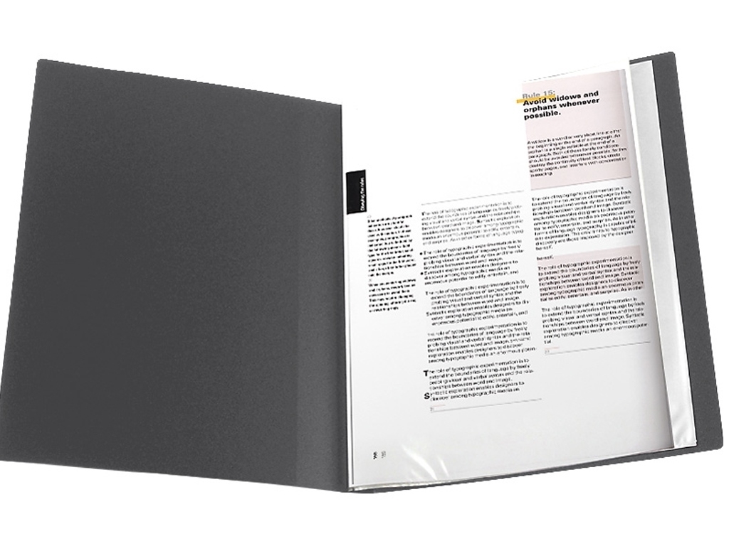Дисплей-книга для документов Axent 1020-03-A, 20 файлов A4, серая, Axent