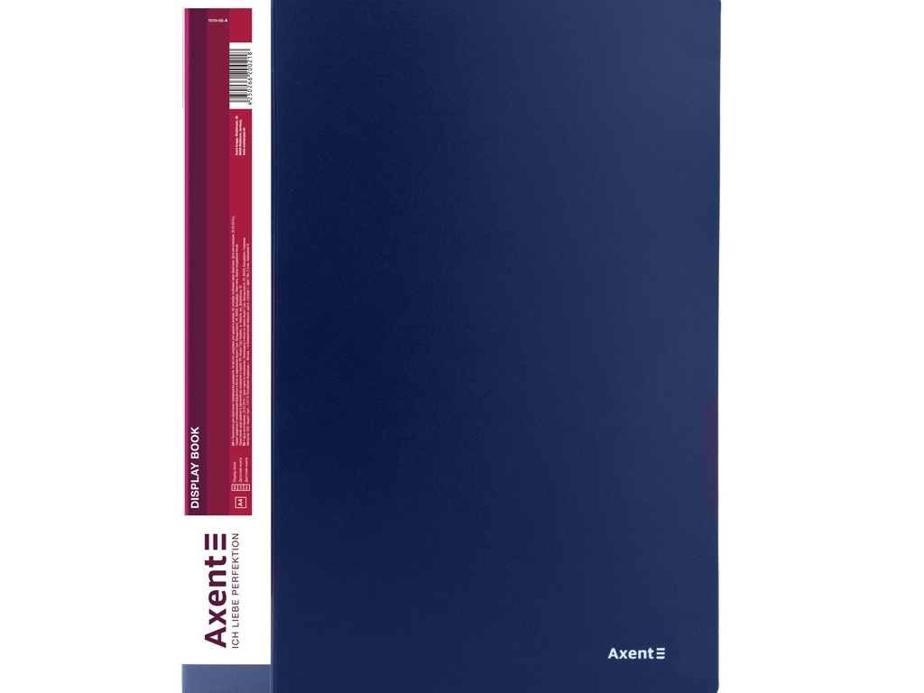 Дисплей-книга синяя 10 файлов. Axent 1010-02-A