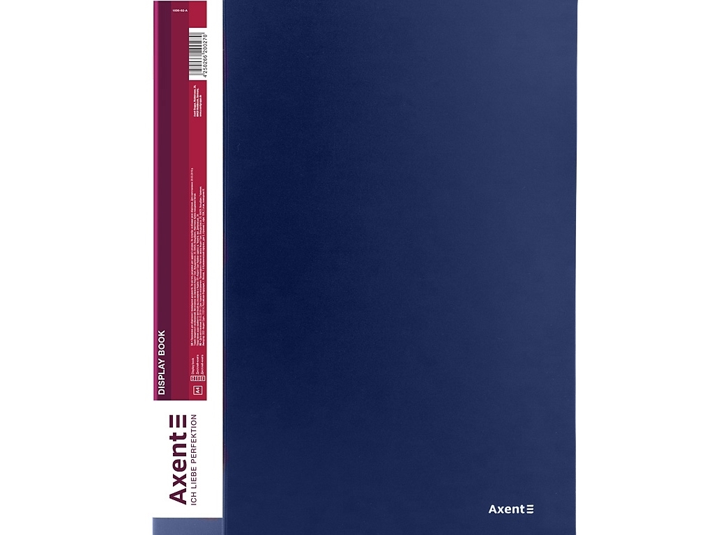 Дисплей-книга синя, A4, 30 файлів, синій