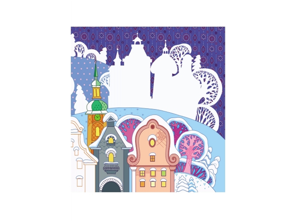 Дитяча книга-розмальовка "Зимова казка", 3-6 років, Ранок
