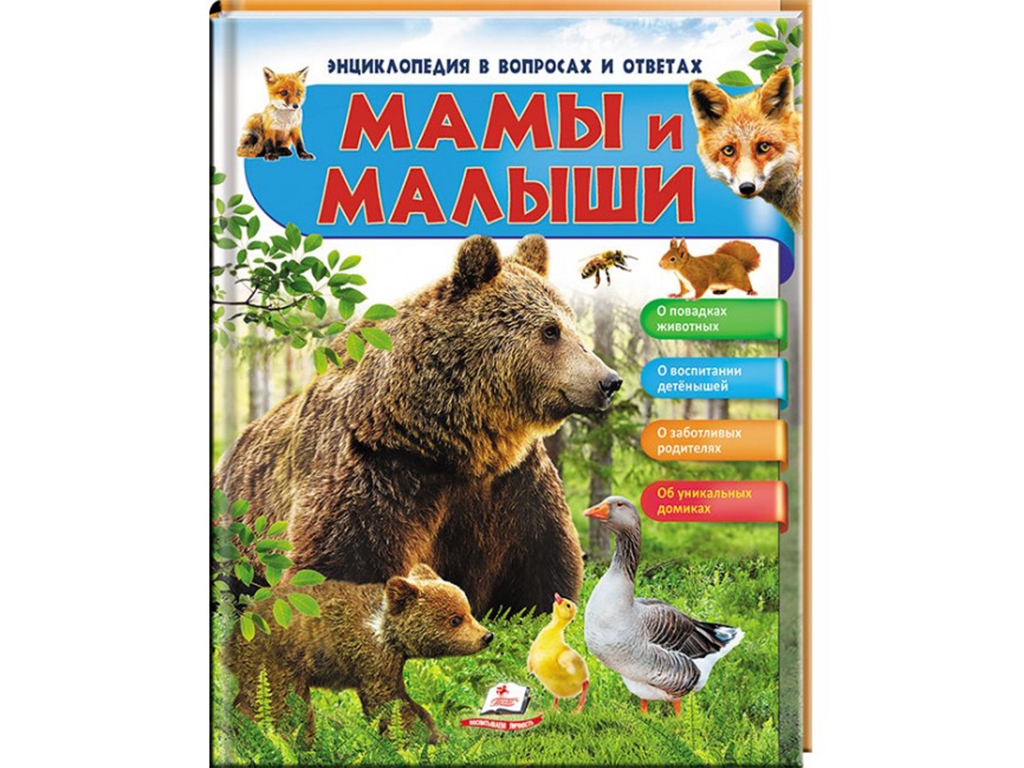 Детская книга Энциклопедия в вопросах и ответах. Мамы и малыши. Медведь. Пегас 9789669472632