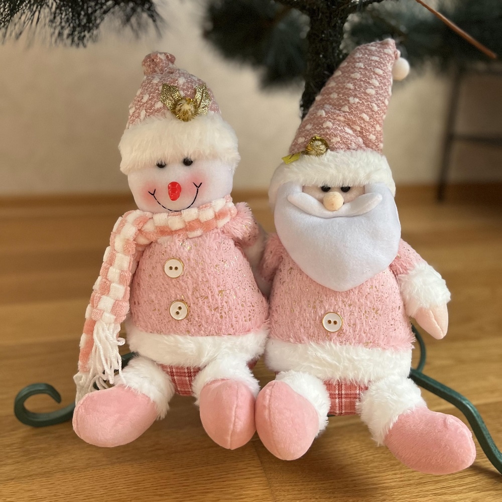 Фігура новорічна Santa Snowman 31см, M48042