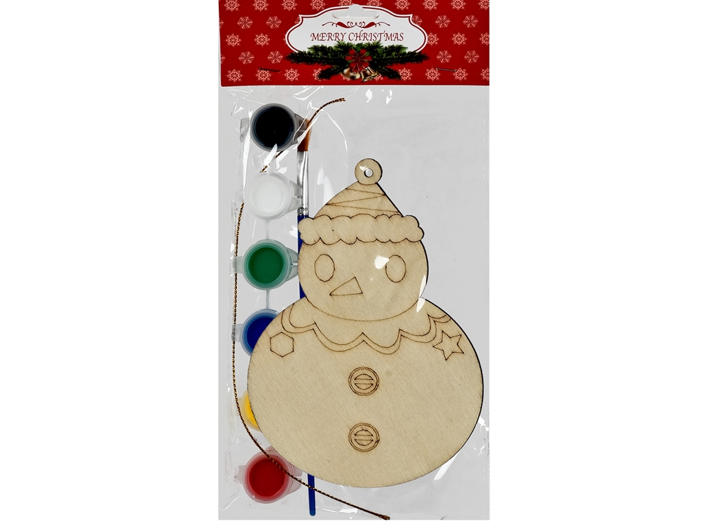 Фигурка-подвеска новогодняя Ar с красками 10х13см, R96414