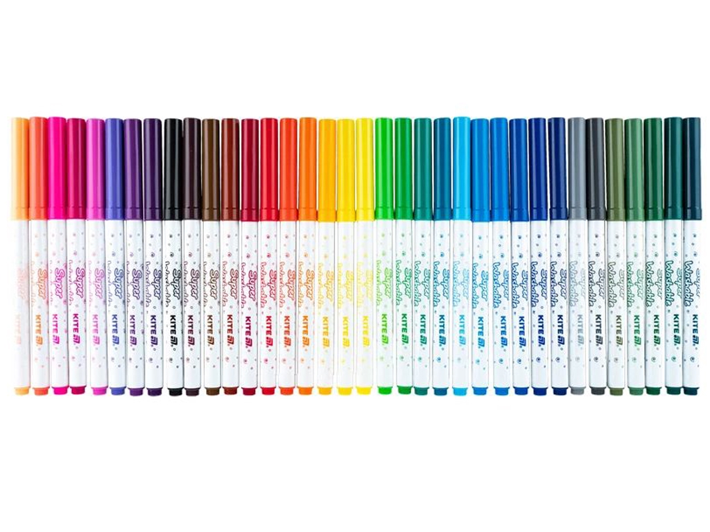 Фломастери Creative Superwashable 36 кольорів, Kite