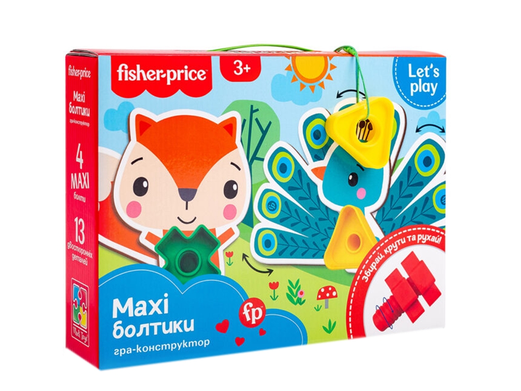 Игра-конструктор Fisher Price. Maxi-болтики. Vladi Toys VT2905-23