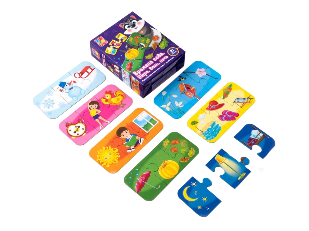 Гра розвиваюча, Пори року, Час доби, Vladi Toys