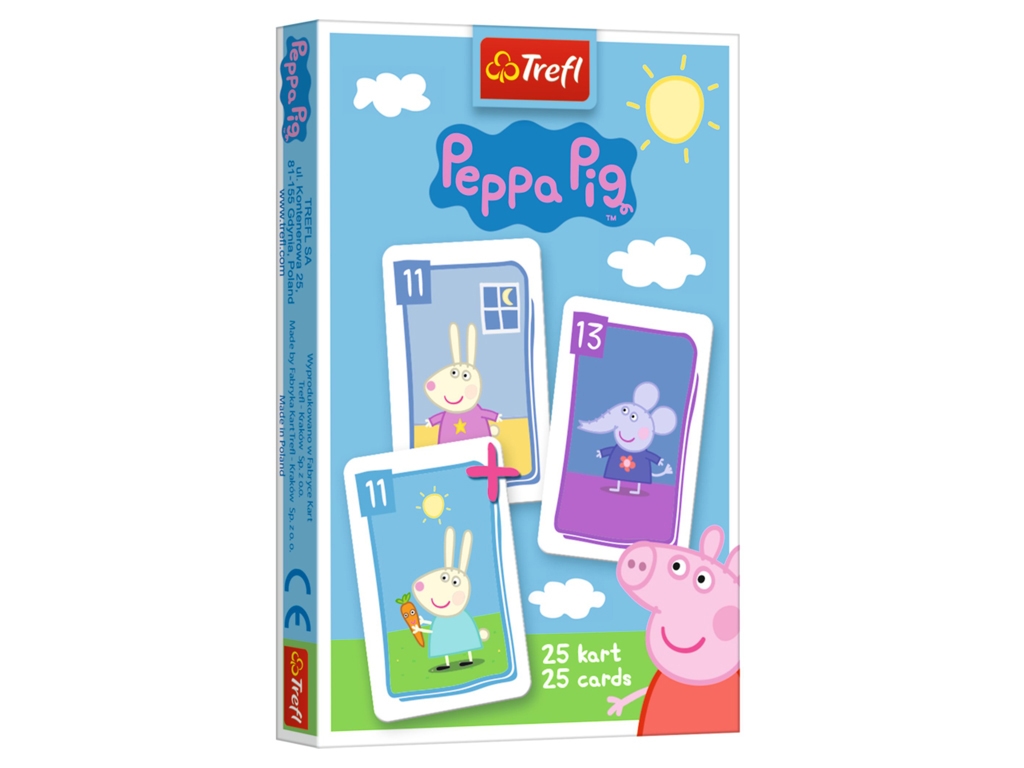 Игральные карты 25 карт, Веселый поросенок, Trefl