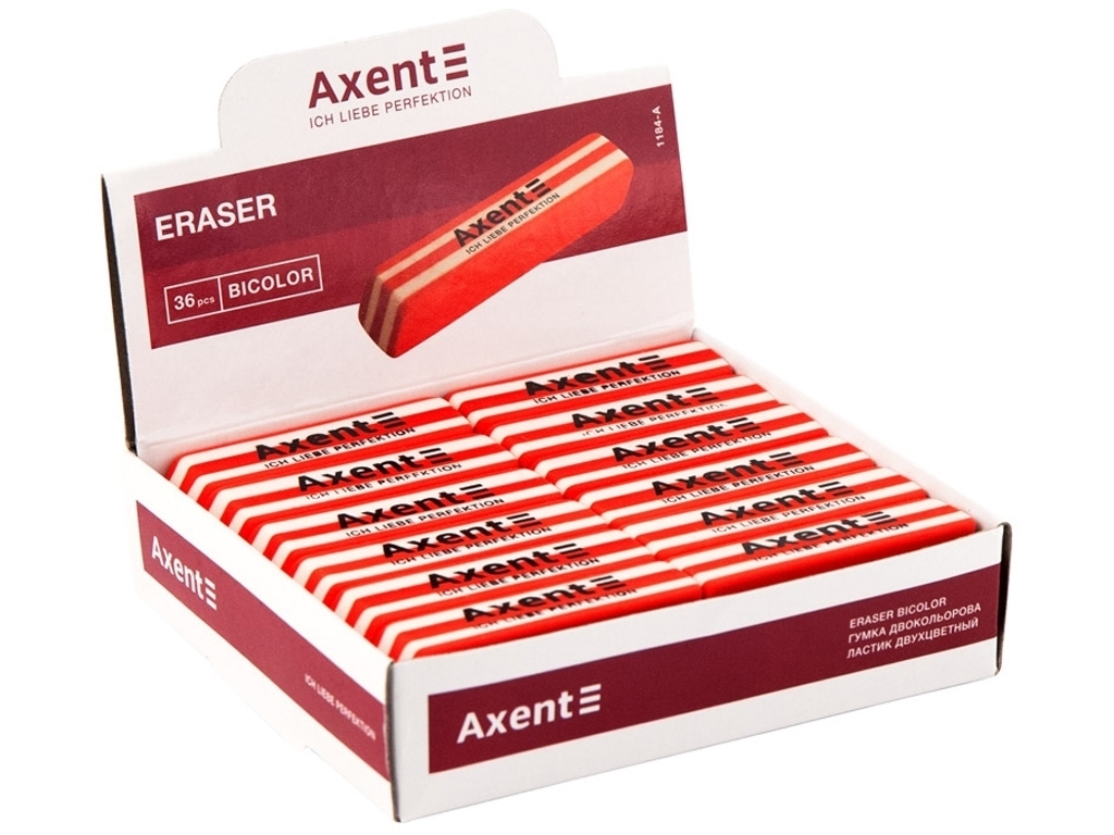 Ластик двухцветный. Axent 1184-A