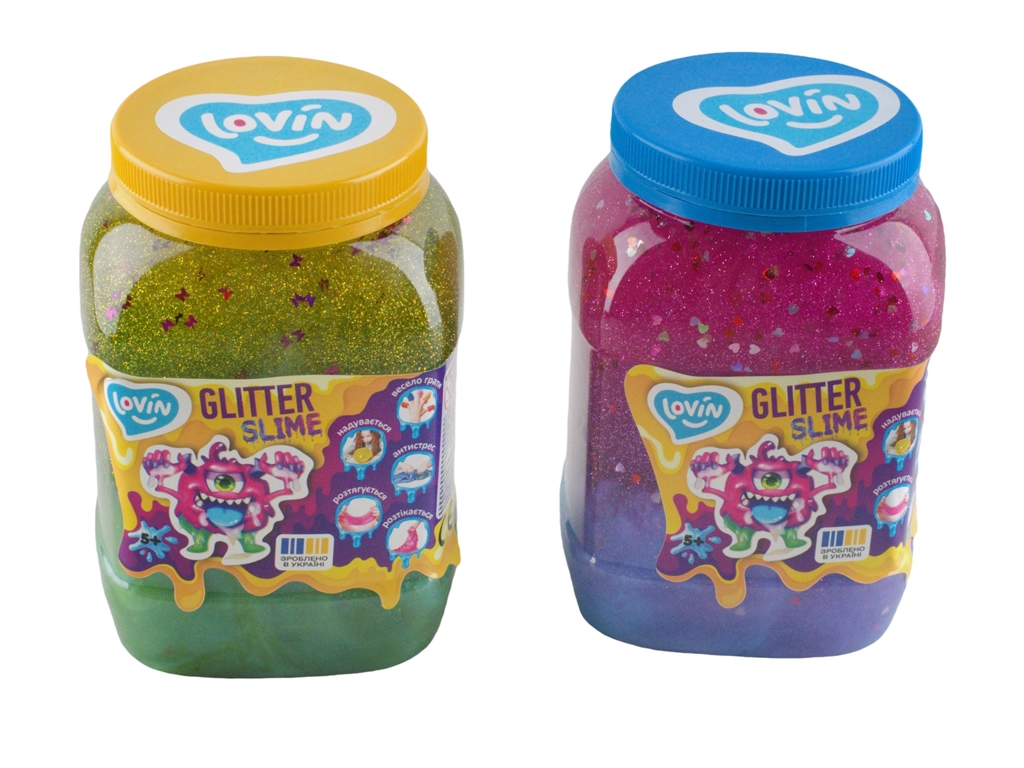 Игрушка-антистресс Big slime GLITTER 1150 мл. TM LOVIN'DO 80160