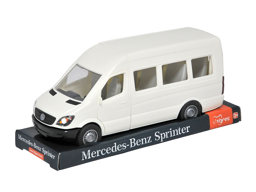 Автомобіль Mercedes-Benz Sprinter пасажирський - білий на планшетці. Tigres 39704