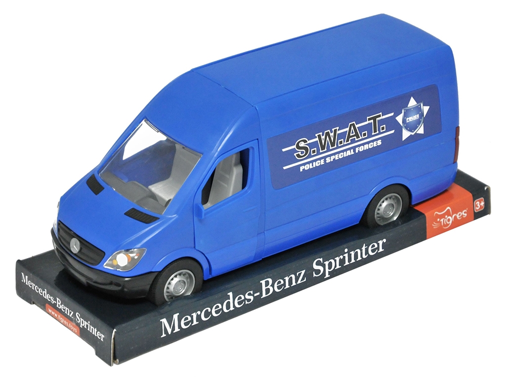 Машинка Tigres 39702 Mercedes-Benz Sprinter вантажний синій 1:24