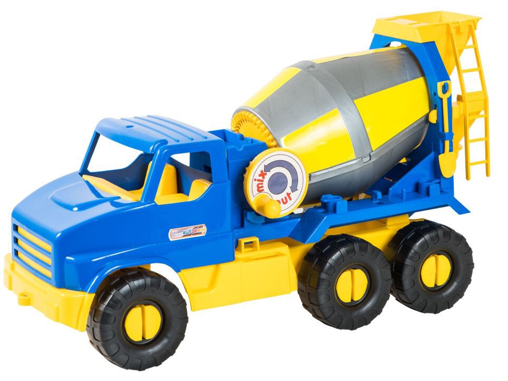 Машинка бетономішалка City Truck 39395 44 см, обертовий барабан, Tigres