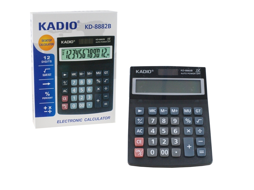 Калькулятор 12-разрядный Kadio KD-8882B