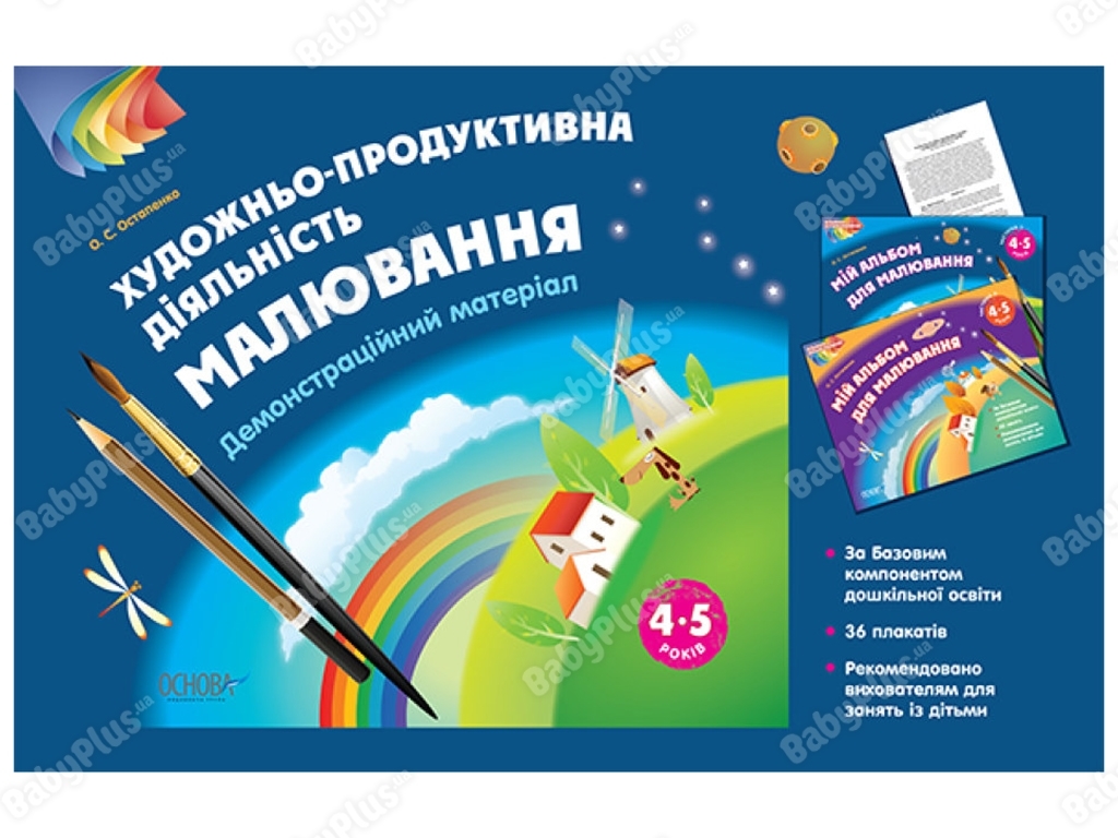 Художньо-продуктивна діяльність: Малювання, 4-5 років, Основа