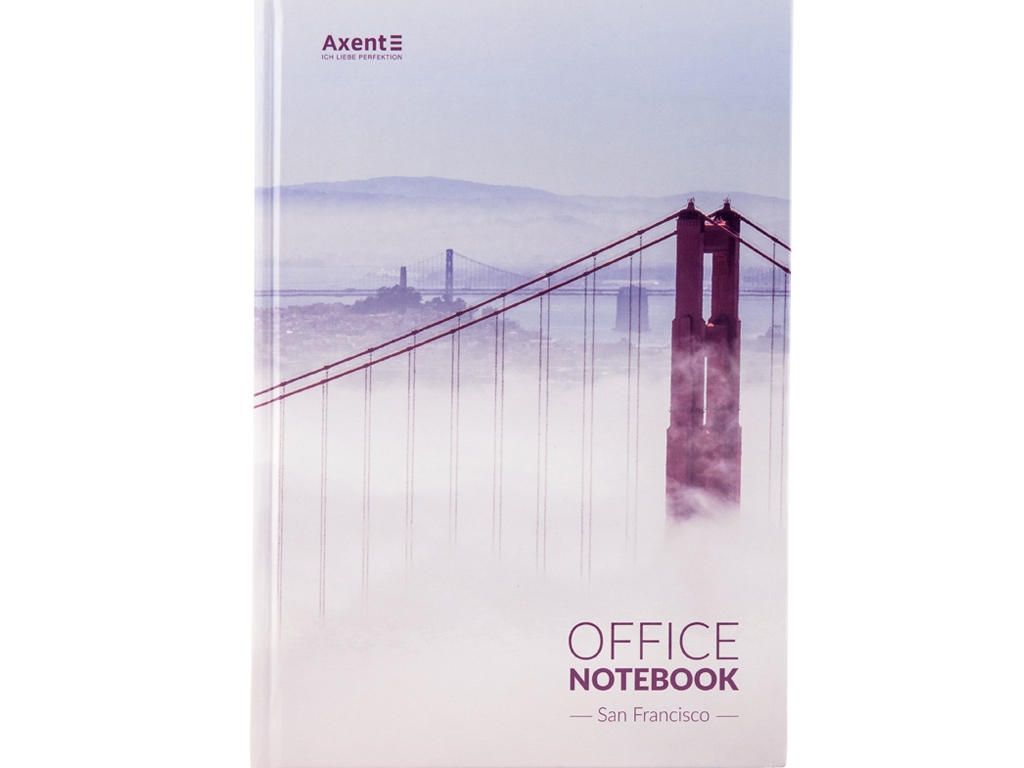 Книга записная в клетку San Francisco А4. 192 листа. Axent 8423-22-A